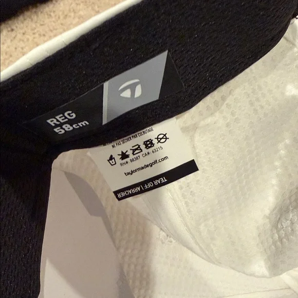 NWT White TaylorMade Team Radar Golf Hat - Picture 8 of 8